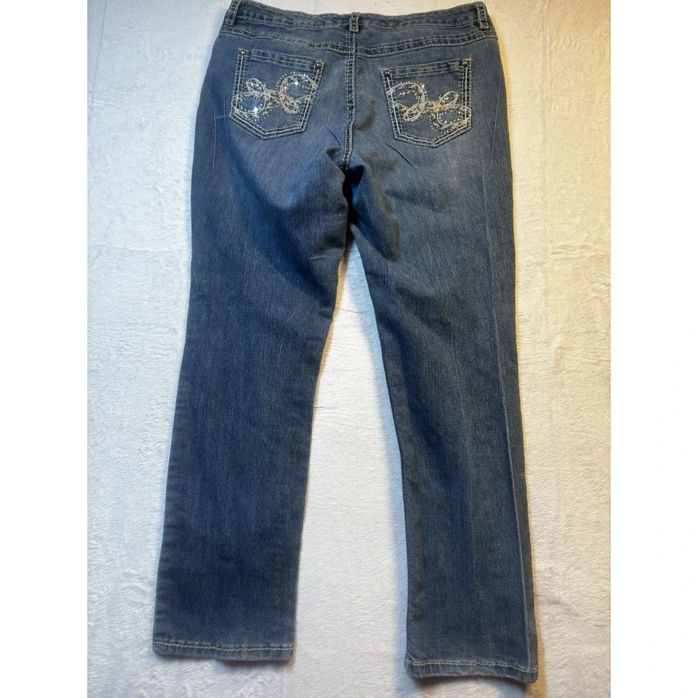 Nine West Jeans Women's Size 32/14 Date‎ Night Fit Studded Pockets Missy